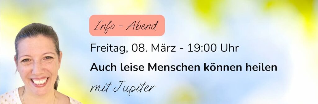 Auch leise Menschen können heilen.